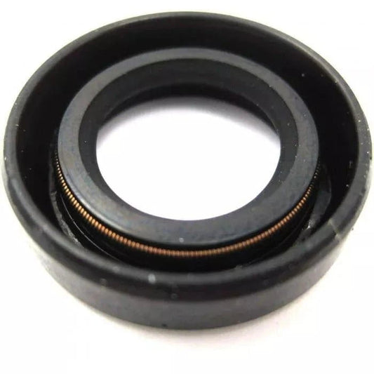 photo jlm marine water pump lip seal 827247 black rubber with metal spring inner lip round flexible material angled view