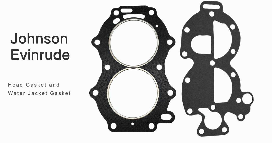 Head and Cover Gasket Set for Evinrude Johnson 18 20 25 28 30 35 HP  765012