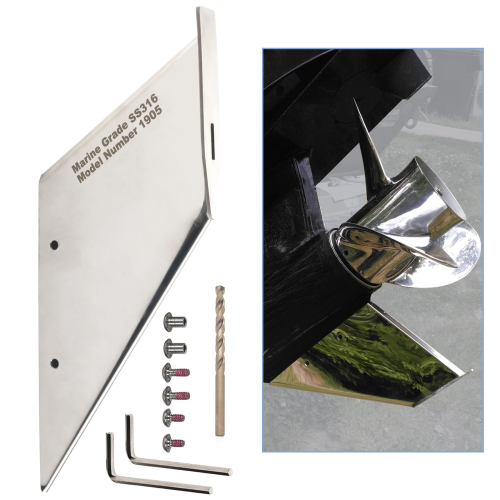 Stainless Steel Skeg Guard – Fits Mercury 75-300 HP Command Thrust ...