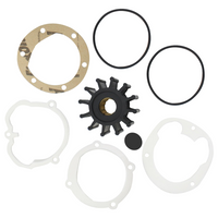 Water Pump Impeller Kit – Fits Jabsco, Volvo Penta, Yanmar, Johnson Pumps (Replaces Jabsco 1210-0001-P, 3085-0001)