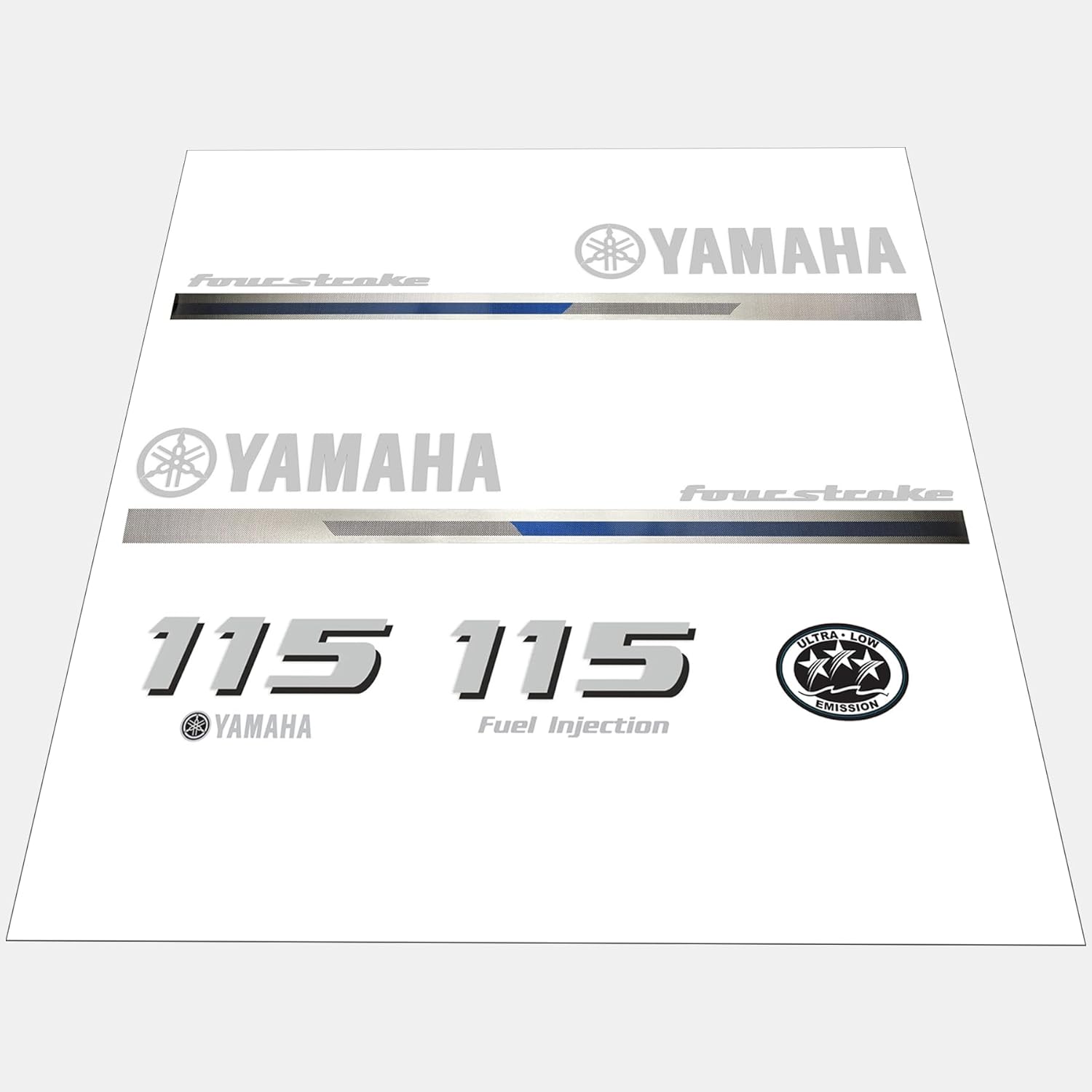 Yamaha Marine 115 HP Outboards Motor Top Cowl Cove Decal 