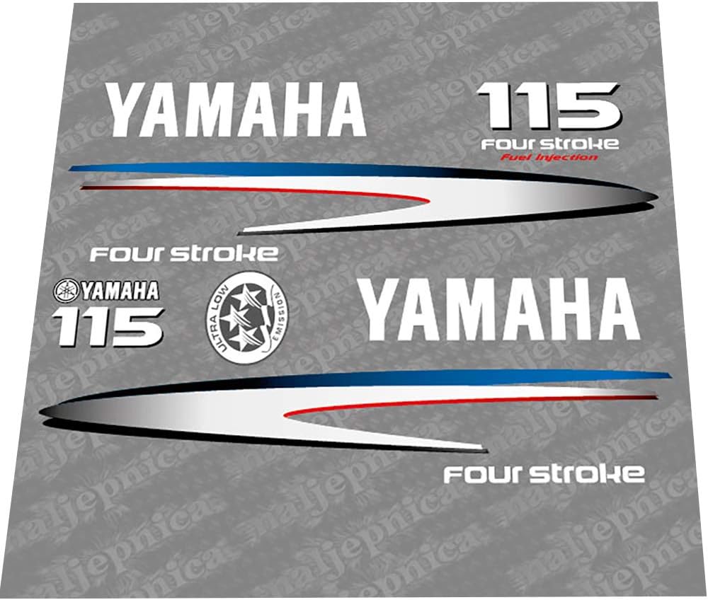 Yamaha 115 HP 4-Stroke Sticker Set