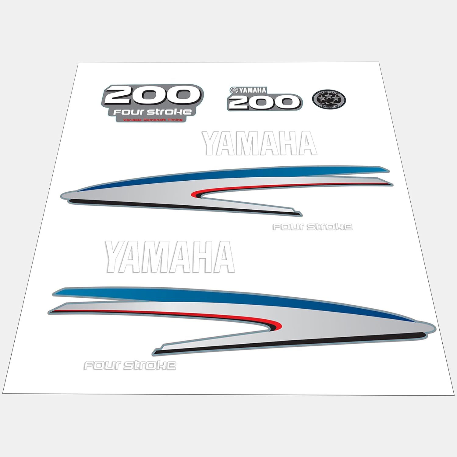 Yamaha 200 HP 2002-2006 Sticker Set