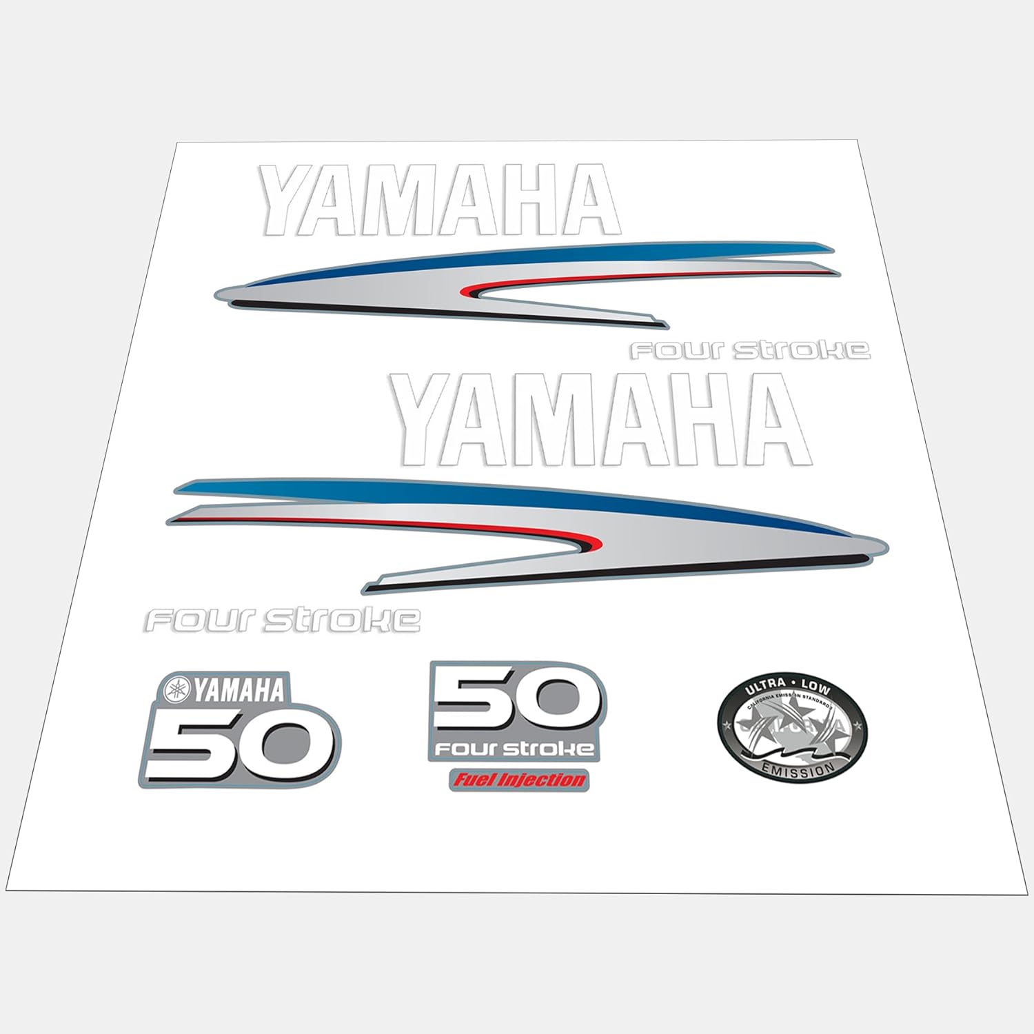 Yamaha 50 HP 1984-1987 Sticker Set