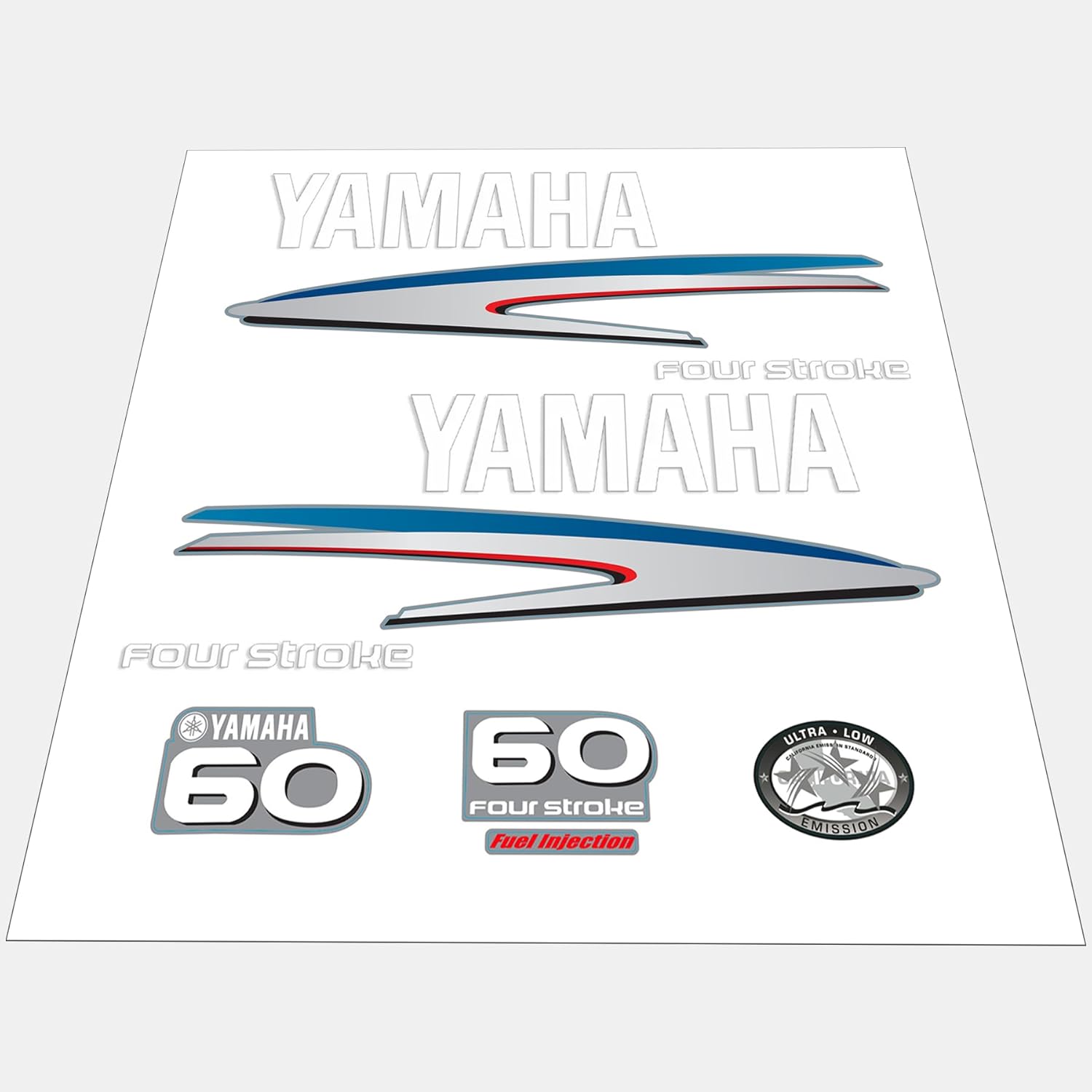 Yamaha 60 HP 2002-2006 Sticker Set