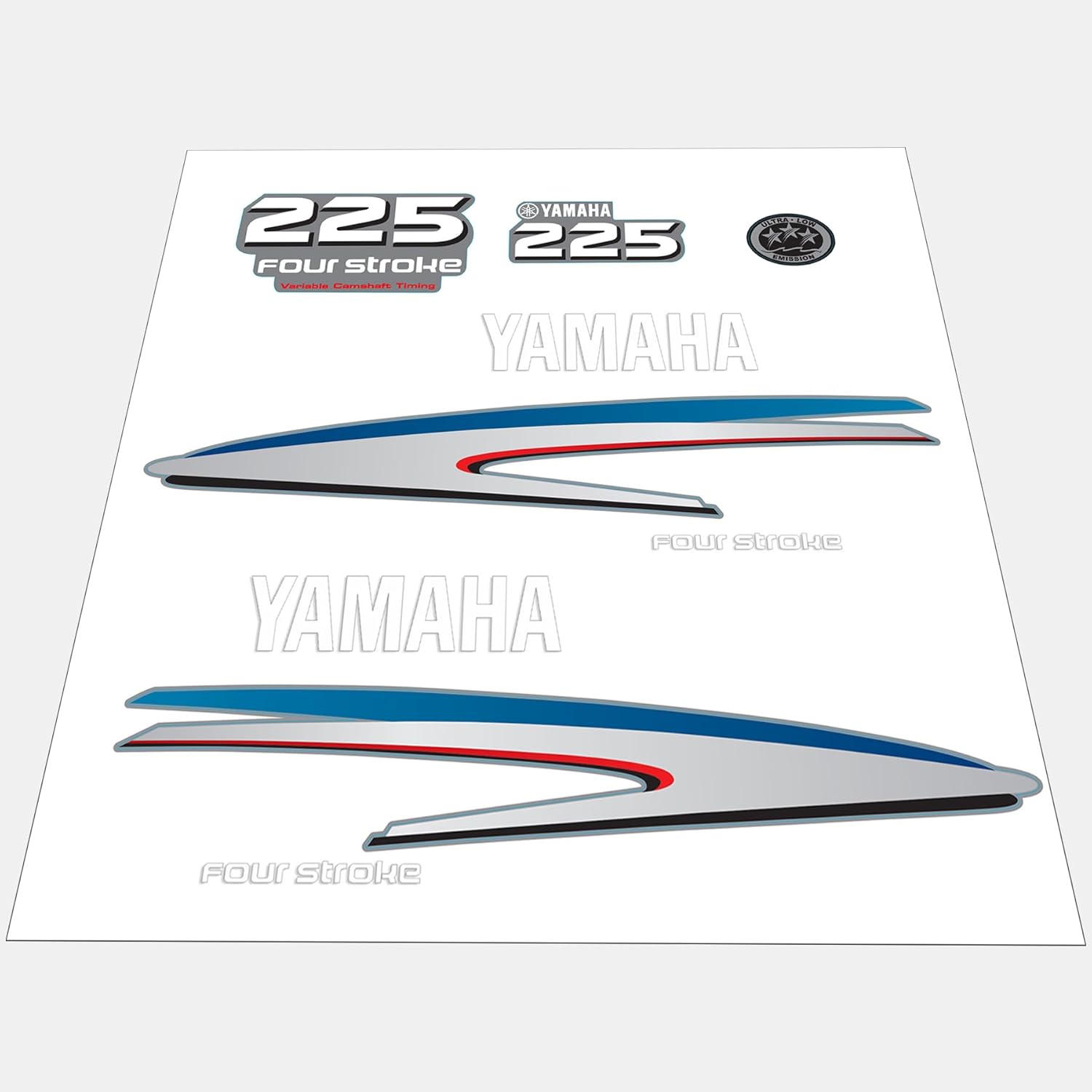 Yamaha 225 HP 2002-2006 Sticker Set