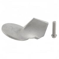 Aluminum Trim Tab Anode – Fits Mercury/Mariner Outboard 35+ HP & MerCruiser Stern Drives (Replaces 822777Q1, 822777A1)