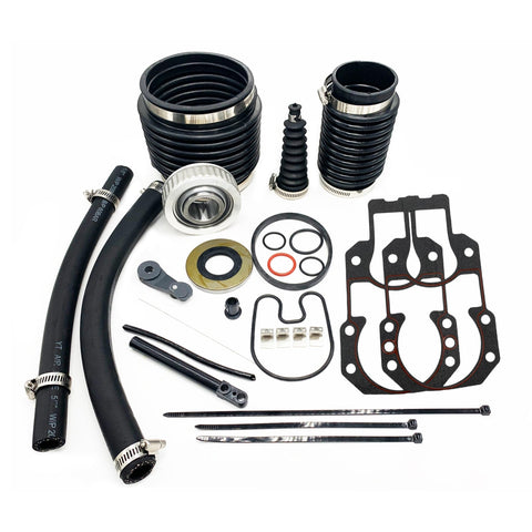 Transom Bellows Repair Reseal Kit for MerCruiser Stern Drives R MR Alpha 1 Gen 1 and SS with Bell and Gimbal Housing Bearing parts          30-803097T1