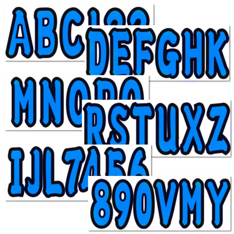 Marine Registration Decal Kit – Boat & PWC Alphanumeric Stickers (3-Inch)