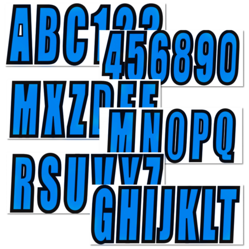Boat Registration Number Decals – Fits All Marine Vessels (Replaces OEM Registration Stickers)
