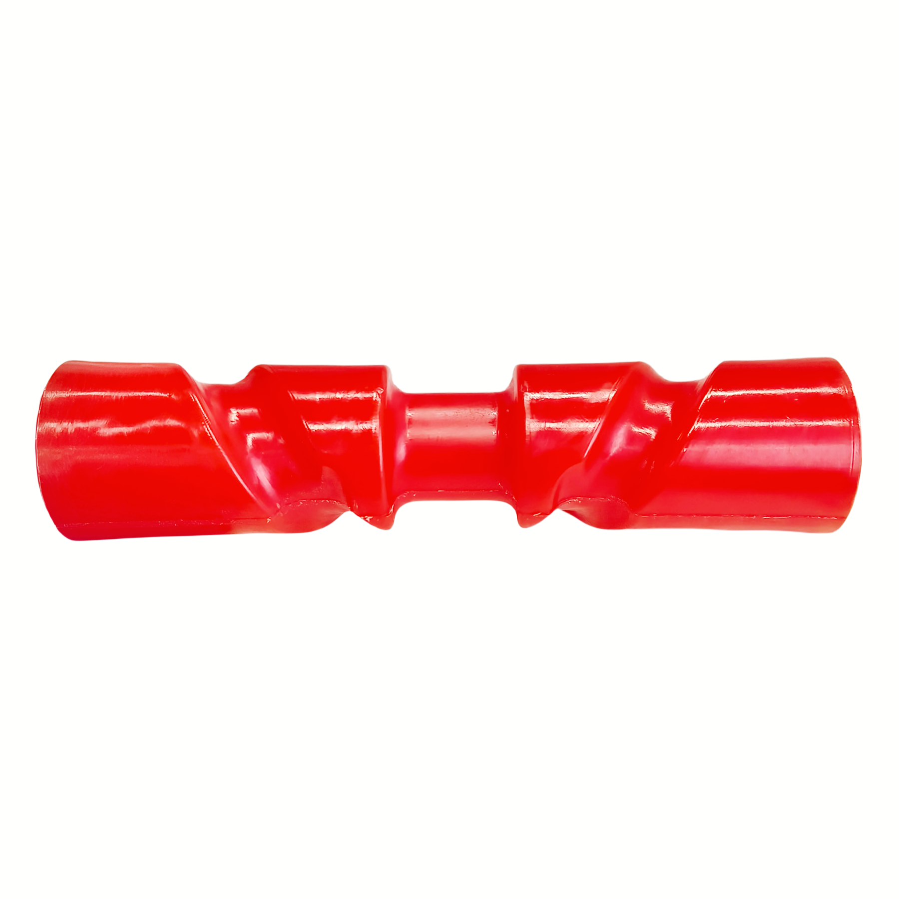 12 Inch Self Centering Keel Roller Red by 5/8 Inch Shaft