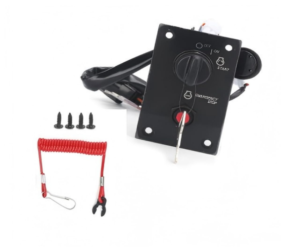 Single Engine Ignition Key Switch Panel – Fits Suzuki 25-250 HP