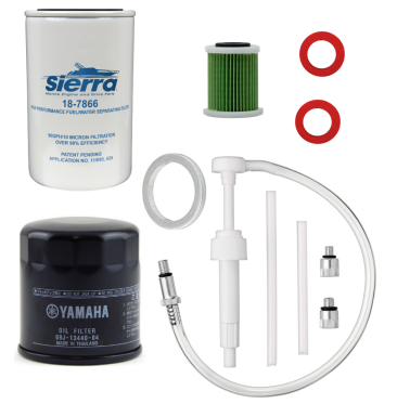8M0222224 Oil Filter Fuel Filter Gasket Gear Oil Pump Kit for Yamaha F150 F150A F150B VF150 VF175 F175 F200 F225 F250A F250B | JLM Marine
