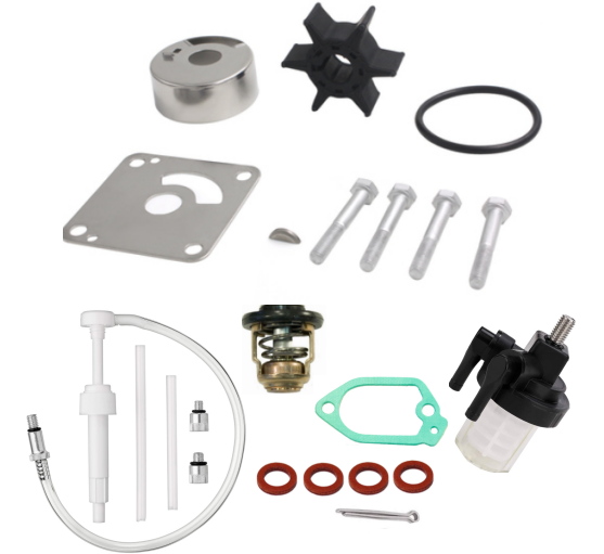 6L2-W006A-00 Maintenance Kit for Yamaha 20HP 25HP 2-Stroke | JLM Marine