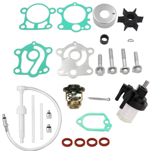 6H4-W006A-00 Water Pump Repair Kit for Yamaha 50HP 2-Stroke 3-Cylinder | JLM Marine