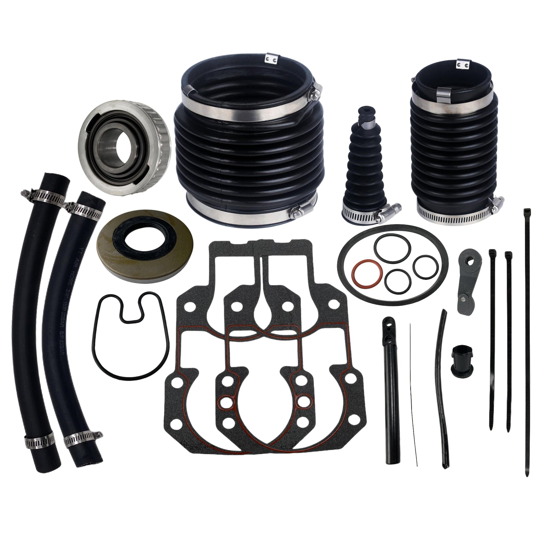 Transom Bellows Repair Reseal Kit for MerCruiser Stern Drives R MR Alpha 1 Gen 1 and SS with Bell and Gimbal Housing Bearing parts          30-803097T1