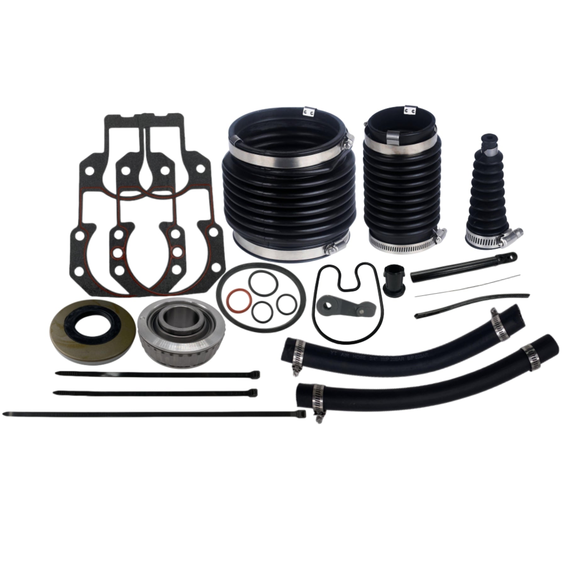 Transom Bellows Repair Reseal Kit for MerCruiser Stern Drives R MR Alpha 1 Gen 1 and SS with Bell and Gimbal Housing Bearing parts          30-803097T1