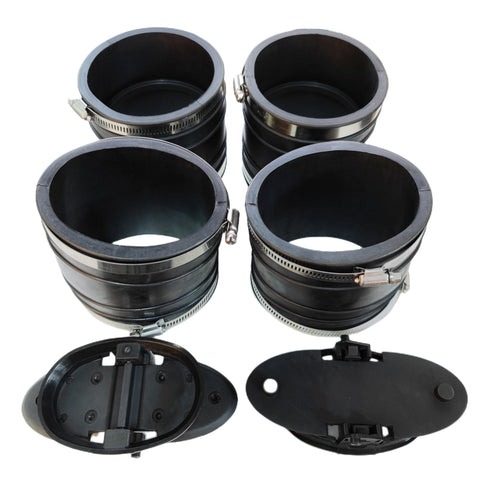 Exhaust Bellow Water Shutter Kit for MerCruiser Stern Drives V6 V8 Engines           32-14358T*2 32-44348T*2 807166A3*2