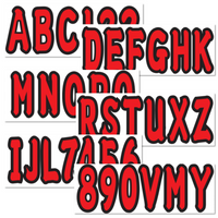 Marine Registration Decals Kit – Fits All Boats & Personal Watercraft (Replaces OEM Registration Numbers)