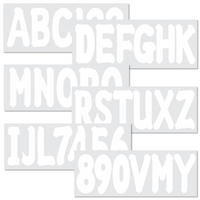 Marine Registration Decals – Fits All Watercraft 3" White Lettering (Replaces Multiple OEM Registration Requirements)