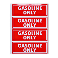 Fuel Tank Cap Sticker – Fits Universal Marine & Automotive Applications